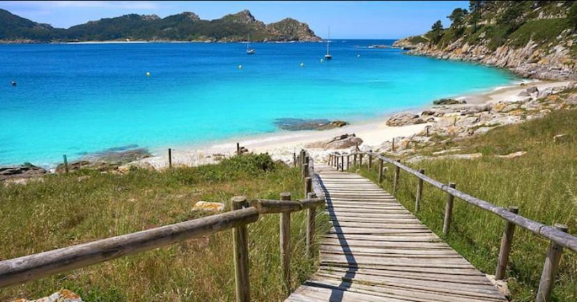 Atico Playa A Xunqueira - Moana, A 15 Min De Vigo Daire Dış mekan fotoğraf